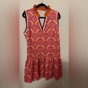 Umgee size large. New. Tag was removed Vibrant Patterned Sleeveless Dress